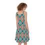 Tribal Navajo Pattern Print Sleeveless Knee Length Dress