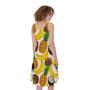 Tropical Fruits Pattern Print Sleeveless Knee Length Dress