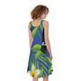 Tropical Keel-Billed Toucan Print Sleeveless Knee Length Dress