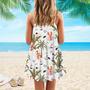 Tropical Lobster Aloha Spaghetti Strap Summer Dress