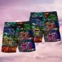 Truck Amazing Colorful Life Beach Short