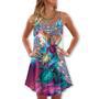 Turtle Is Beach Soul Neon Style - Summer Dress