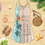 Turtle Love Ocean Into The Ocean I Go - Summer Dress