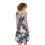 Unicorn Night Festival Pattern Print Sleeveless Knee Length Dress