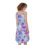 Unicorn Paradise Pattern Print Sleeveless Knee Length Dress