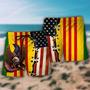 Veteran Vietnam Veteran Eagle Proud Beach Short