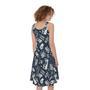 Video Game Devices Pattern Print Sleeveless Knee Length Dress