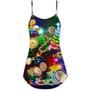 Watch Merry Christmas Neon Art - V-Neck Sleeveless Cami Dress