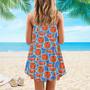 Watermelon Pattern Spaghetti Strap Summer Dress