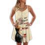 Wine And Summer Vibes Easily Distracted - Summer Dress