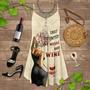 Wine And Summer Vibes Easily Distracted - Summer Dress