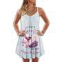 Wine And Summer Vibes Who Loves Music And Wine - Summer Dress