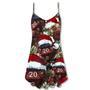 Witch Dice Christmas Vibe - V-Neck Sleeveless Cami Dress