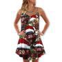 Witch Dice Christmas Vibe - V-Neck Sleeveless Cami Dress