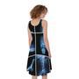 X-Ray Film Radiology Print Sleeveless Knee Length Dress