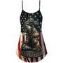 America Honoring Our Heroes Remember Their Sacrifice - V-Neck Sleeveless Cami Dress