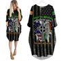 American Irish St Patrick's Day Long Sleeve Midi Dress