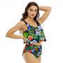 Bud Light Watermelon Ruffled Vest Swimsuit