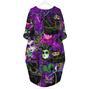 Cats Mardi Gras Carnival Long Sleeve Midi Dress