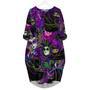 Cats Mardi Gras Carnival Long Sleeve Midi Dress