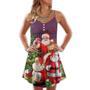 Christmas Funny Santa Claus Gift For Xmas So Happy - V-Neck Sleeveless Cami Dress