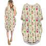 Christmas In July Santa On Beach Long Sleeve Midi Dress