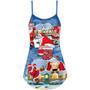 Christmas Rebellious Santa Claus Drunk Beer Troll Xmas Funny - V-Neck Sleeveless Cami Dress