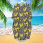 Cute Sloth Seamless Pattern In Yellow And Gray Long Sleeve Midi Dress