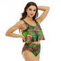 Firestone Walker Watermelon Ruffled Vest Swimsuit