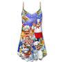 Food Once You Put My Meat In Your Mouth You're Going To Want To Swallow Chef - V-Neck Sleeveless Cami Dress