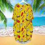 Funny Fast Food Long Sleeve Midi Dress