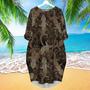 Gecko Lizards Mandala Long Sleeve Midi Dress