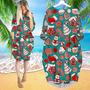 Gingerbread Cookies Christmas Sweets Long Sleeve Midi Dress