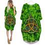 Happy St Patrick's Day Irish Long Sleeve Midi Dress