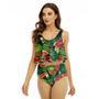 Jameson Watermelon Ruffled Vest Swimsuit