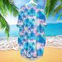 Mens Neon Tropical Long Sleeve Midi Dress