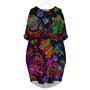 Neon Mexican Party Cinco De Mayo Long Sleeve Midi Dress