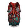 Octopus Long Sleeve Midi Dress