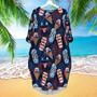 Of Day Beach Slippers Fireworks Long Sleeve Midi Dress