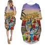 Parrot Tropical It's 5 O'clock Somewhere Long Sleeve Midi Dress