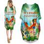 Party Parrot It's 5 O'Clock Somewhere Summer Long Sleeve Midi Dress