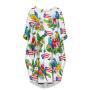 Puerto Rico Parrots Tropical Long Sleeve Midi Dress