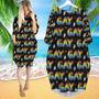 Rainbow Gay Pride LGBT Long Sleeve Midi Dress