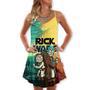 Rick And Morty 25 Rick Wars Star Wars Funny - V-Neck Sleeveless Cami Dress