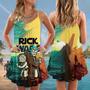 Rick And Morty 25 Rick Wars Star Wars Funny - V-Neck Sleeveless Cami Dress