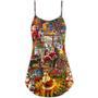 Santa Christmas Happy Holiday Season Of Joy - V-Neck Sleeveless Cami Dress