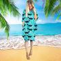 Scuba Diving Long Sleeve Midi Dress