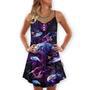 St Starships St - V-Neck Sleeveless Cami Dress