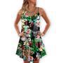 Star Wars Lego Baby Yoda, Boba Fett, Darth Vader And Stormtroopers Tropical - V-Neck Sleeveless Cami Dress