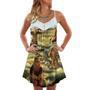 Star Wars The Last Jedi Chewbacca & Porgs - V-Neck Sleeveless Cami Dress